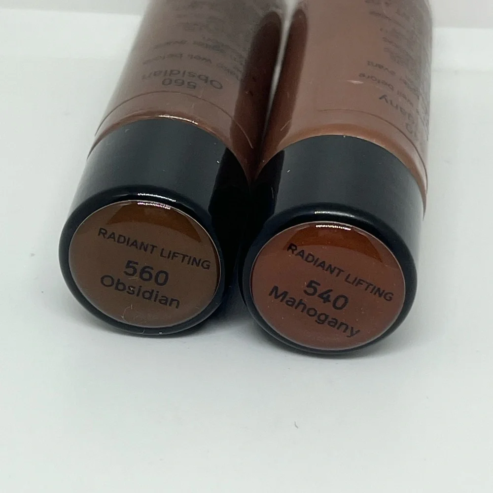 SHISEIDO Synchro Skin Radiant Lifting Foundation 540 MAHOGANY & 560 OBSIDIAN NEW